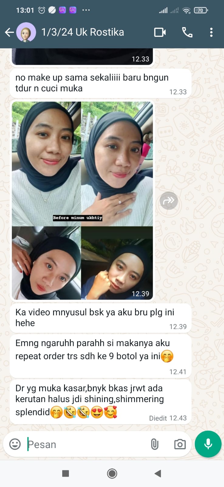Testimoni WhatsApp 1